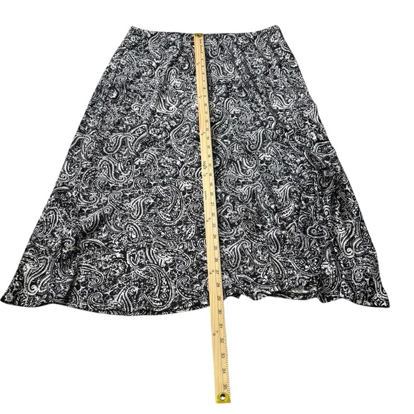 Kim Rogers Curvy Tiered Midi Skirt Size 1X A-Line Boho Office Dressy - Picture 12 of 12